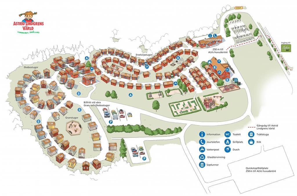 Astrid Lindgrens Vaerlds Gaestboende Vimmerby Exterior foto